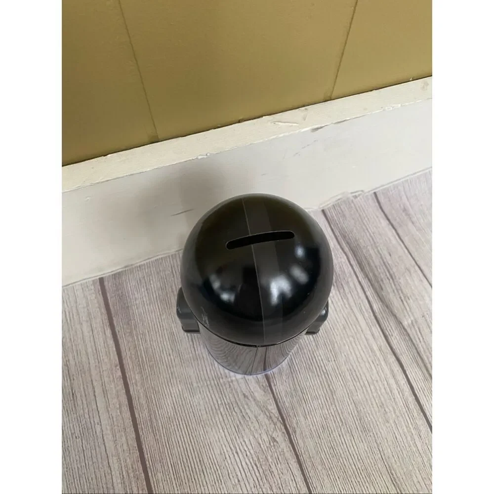 Star wars darth vader 7.5” tin coin bank with removable top black